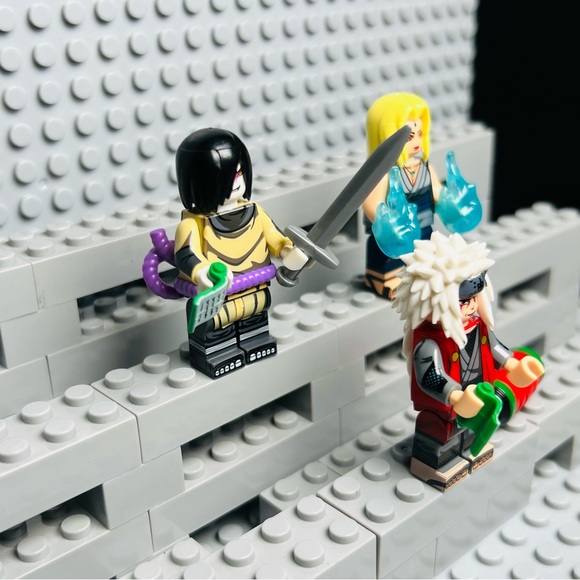 Naruto Jiraiya Tsunade Orochimaru Custom Minifigure Lot of 3 - Picture 2 of 4